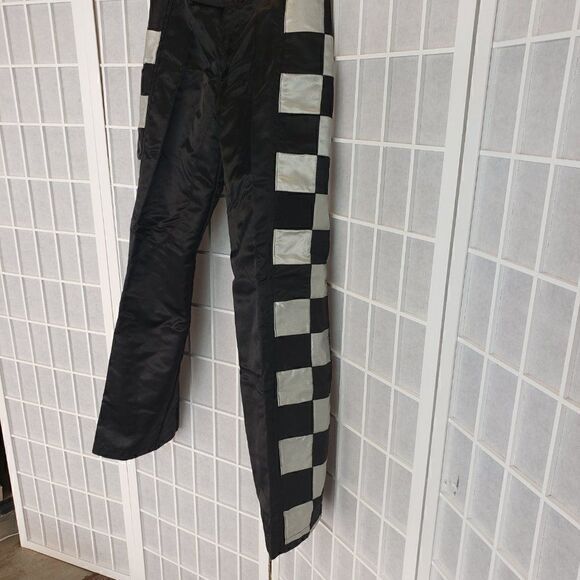 NWOT Girlyz Women's Motor Cross Checkered Pants Size 8 - Picture 4 of 8